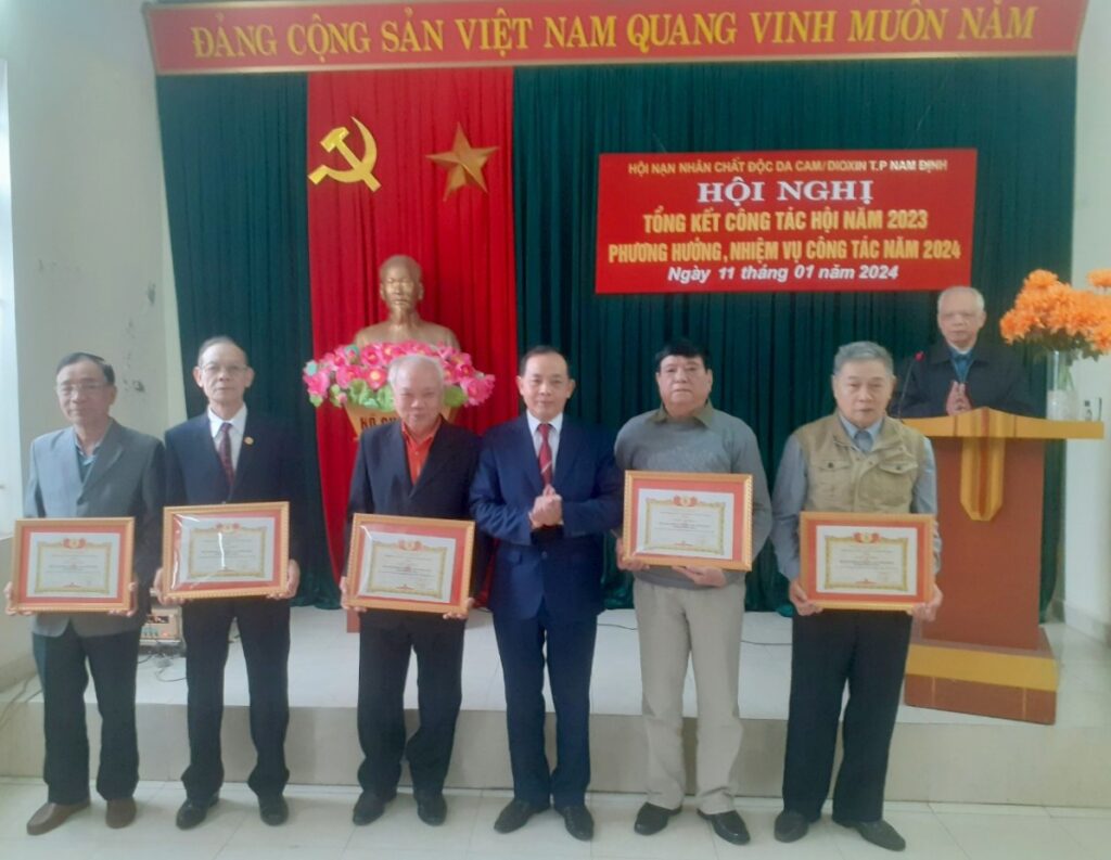 Hội Nạn nhân CĐDC/dioxin thành phố Nam Định, tỉnh Nam Định hoàn thành xuất sắc nhiệm vụ năm 2023
